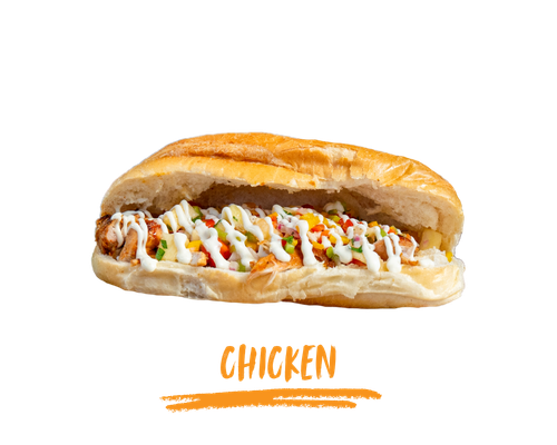 Chicken roll - Grilled marinated chicken thigh Pineapple vinaigrette 