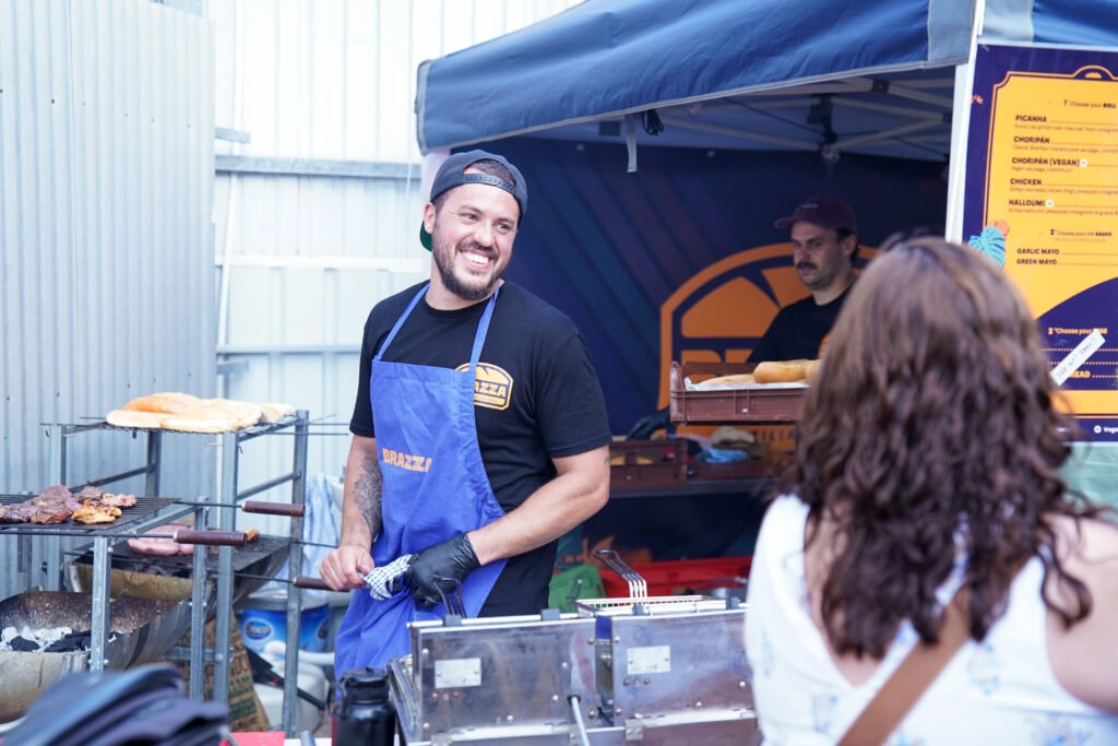 Brazza BBQ stall at Adelaide Market