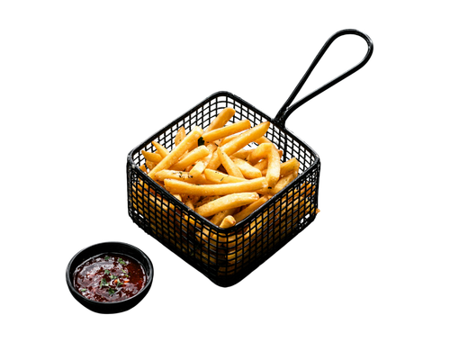Hot chips made from potato